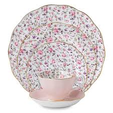 Polka rose by royal albert. Royal Albert Rose Confetti Dinnerware Collection Bed Bath Beyond
