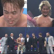 BREAKING: Kazuchika Okada defeats Hiroshi Tanahashi as he retires him in  his FINAL MATCH ever 💔🚨 After the match Okada grabs a mic and says THANK  YOU TANAHASHI as he receives his