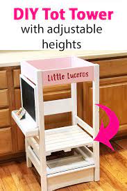 Toddler kitchen step stool plans. How To Make A Toddler Learning Tower Audrey Gail
