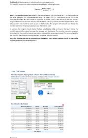 C Write A Program To Calculate A Loan Monthly Pa