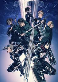 Aot S4 Official Poster Titanfolk Warriors and the survey corps. aot s4 official poster titanfolk