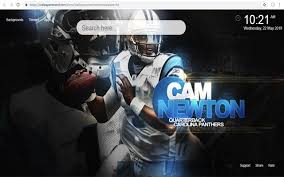 Cameron jerrell newton is an american football quarterback for the new england patriots of the national football league. Cam Newton Wallpaper Hd