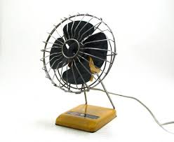 Vintage Desk Fan Retro Orange Electric Table Fan Turkish Brand Dundar Super Lux 70s Made In Turkey