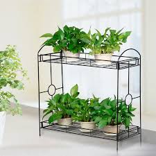The metal mesh on each shelf makes caring for plants at home even easier. 17 Stories Naomhan 2 Tier Metal Plant Stand Reviews Wayfair