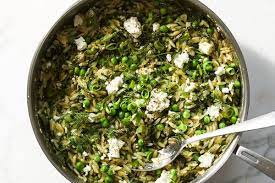 One Pan Orzo With Spinach And Feta Recipe Recipe Spinach And Feta Feta Recipes Feta