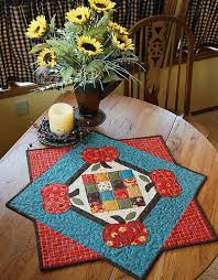 Fall Seasonal Topper Quilted Table Toppers Table Quilts Table Runner And Placemats