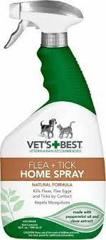 Vet S Best Flea Tick Home Spray Plant Based Formula Vetsbest Flea And Tick Spray Flea And Tick Tick Spray