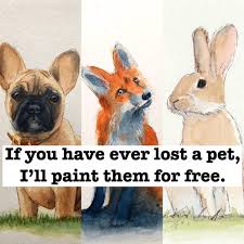 Since your container is made of wood you could drill a hole into the side. I M A Uk Artist Painting Pets That Have Died Casualuk