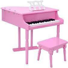 Buy Goplus Classical Kids Piano 30 Keys Wood Toy Grand Piano W Bench Musical Instrument Toy Great Gift For Girls And Boys Pink Online In Turkey B015mg552o