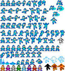 Compiled Mega Man Sprite Sheet By Metroidpeter On Deviantart Pixel Art Mega Man Sprite