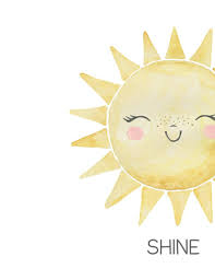 Watercolor Sun Moon And Star Wall Art Prints For Gender Etsy Star Wall Art Outer Space Nursery Beautiful Wall Art