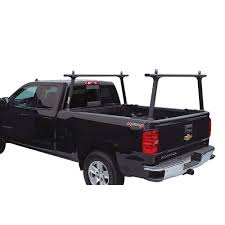 The best truck ladder rack helps you use your truck by transporting heavy and long cargoes with ease. Tracrac Tracone Universal Truck Bed Ladder Rack 800 Lbs Capacity Black Powder Coat Finish 27000b The Home Depot
