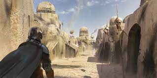 Artstation The Mandalorian Tatooine Jama Jurabaev In 2021 Jama Jurabaev Mandalorian Sci Fi Environment