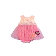 Shongololo Satin And Tulle Romper With Flower Detail Pink Shongololo Kids South Africa Zando