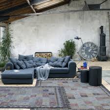Demi Canape Leonard Toile Coton Lin Bultex Am Pm La Redoute Avec Images Canape Style Industriel Canape Angle Convertible Mobilier De Salon
