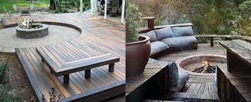 If you want your fire pit to look like a piece of modern art, this is one of the deck fire pit ideas for you. Top 50 Best Deck Fire Pit Ideas Wood Safe Designs
