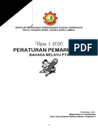 Diharapkan perkongsian ini memudahkan anda merangka idea dan isi penting untuk menulis karangan fakta pt3 yang bagus sekaligus memperolehi. Peraturan Pemarkahan Pt3 Ujian 1