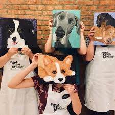Cats, dogs, birds, you name it! Paint Your Pets Portrait Hosted By Wagging Tail Studios