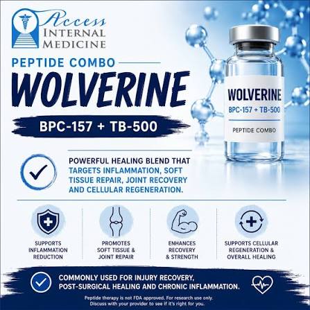 ✨ BPC-157 / TB-500 (Wolverine Blend) — NOW AVAILABLE AT DNJ ✨ Shipped directly to your home for self-injection We're excited to introduce the BPC-157 / TB-500 blend (commonly known as the “