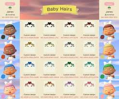 Best acnl hairstyles from hairstyles acnl guide styles animal crossing dress. Acnl Hairstyles Qr Animal Crossing Astuce Animaux Motifs Animal