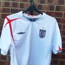 Two great, clean designs from adidas! England Football Shirt 2006 World Cup Depop
