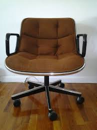 The Epitome Of Midcentury Sophistication Charles Pollock S Executive Chair 1963 Is Scaled F In 2020 Brown Office Chair Mid Century Office Chair Vintage Office Chair
