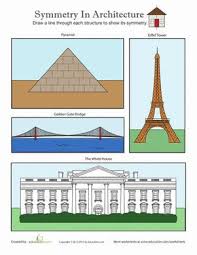 Symmetry In Architecture Worksheet Education Com Architecture Education Architecture Symmetry