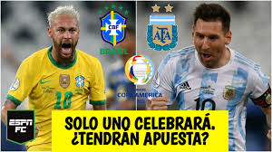 Para seguir el minuto a minuto en vivo da click aquí. Final Copa America Brasil Vs Argentina La Estadistica Favorece A Neymar Sobre Messi Espn Fc Youtube