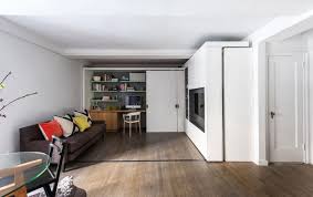 Residential movable walls inspiration ideas. Space Saving Sliding Wall Design Idea Turning Small Interiors Into Comfortable Modern Home