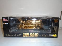 Regardless of whether you are a lifelong nascar fan or someone who plans on viewing the first race of his or her life this weekend, there are certain drivers and cars that you are already at least somewhat familiar with. Racing Champions 24k Gold Plated Commemorative Series 1 24 Scale Hot Rod 50th Anniversary Nascar Die Cast Model 1 Of 4998 Buy Online In Samoa At Samoa Desertcart Com Productid 40035426