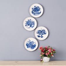 Pin By The Decor Kart On Wall Plates Accents Plates On Wall Plate Collage Floral Plates
