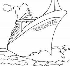Printable Titanic Coloring Pages For Kids Coloring Pages For Kids Coloring Pages Drawing For Kids