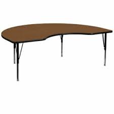 The unique shape of this table makes it ideal for supervised group activities.accommodates 6 students (up to sixth grade) and one adult. Oak Kitchen Kidney Tables For Sale In Stock Ebay