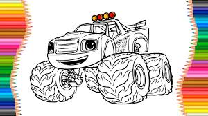 Show an episode of the blaze and the monster machines. How To Draw Blaze Blaze And Monster Machines Coloring Pages Youtube