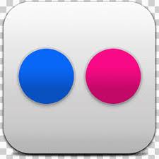 Flickr logo in luminous circle on transparent png. Flickr Logo Png Images Klipartz