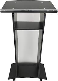 Use this podium on wheels as a hostess station in a restaurant or as a portable classroom. Buy Acrylic Church Podium Pulpit Debate Conference Lectern Plexiglass Lucite Black Wood Shelf Cup Holder On Wheels 1803 5 Black Npf Online In Guatemala B08lyxyvy1
