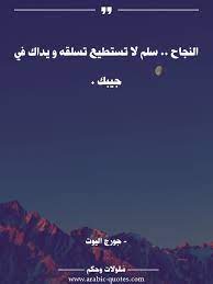 النجاح سلم لا تستطيع تسلقه و يداك في جيبك مقولة عربي كلمات حكم تحفيز كتب صورة فكر حياة اقتباس عبا ex quotes study quotes love quotes wallpaper