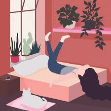 Pin By Madhumita S On Gibberjabber Cat Art Illustration Art Illustration