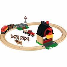 Brio Railway Farm Railway Set By Brio Railway 33719 Wooden Train Toy Trains Set Wooden Train Set