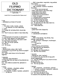 Sa europe at 1500 b.c.e. Old Filipino Dictionary 8x4eovxmeyn3