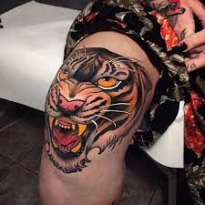 Artist Lukisha 1 Lukisha 1 Lukisha 1 Germany Thebesttattooartists Neotraditionaltattoo Knee Tattoo Traditional Tattoo Reference Body Art Tattoos