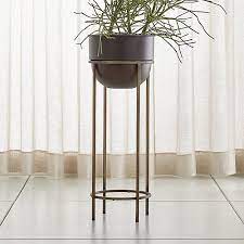 • 28w x 18d x 31.5h. Wesley Large Metal Plant Stand Reviews Crate And Barrel In 2021 Metal Plant Stand Tall Plant Stand Indoor Plant Stand