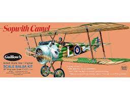 The camel had great agility in combat due to the fantastic torque of its rotary engine and the fact that engine, pilot and guns were all located on the first seven feet of the wooden airframe. Guillow 1 12 Sopwith Camel Balsa Model Kit G801 74 99