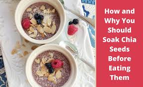 We have been using chia in our home for a long. How And Why You Should Soak Chia Seeds Before Eating Them Organic Vegan Superfoods