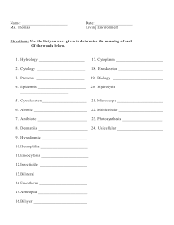 Prefix Suffix Worksheet