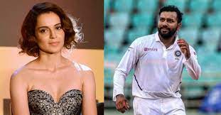 Two of her tweets on the farmers protest were deleted by twitter on kangana had reacted to cricketer rohit sharma's message on farmer's protests with a tweet filled with profanities. Twitter Removes Kangana Ranaut S Derogatory Response To Rohit Sharma S Post With Hashtag India Together Crickettimes Com