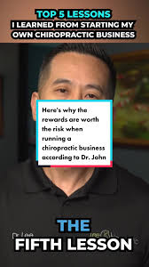 Here's why the rewards are worth the risk when running a chiropractic ...