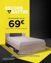 Todo tipo de productos necesarios para el equipamiento del hogar: Conforama Record A Battre Lit Baltimore Facebook