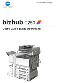 Maybe you would like to learn more about one of these? Konica Minolta Bizhub C250 User Manual Pdf Download Manualslib