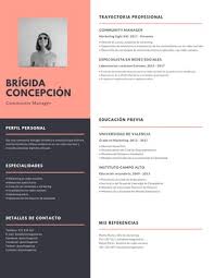 +plantilla d curriculun / como hacer un curriculum vitae: Plantilla De Curriculums Gratis Canva